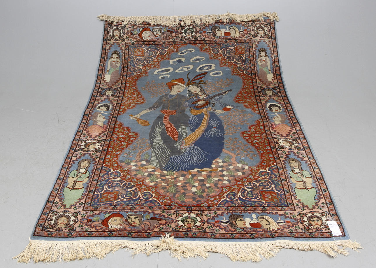 MATTA, orientalisk figural, 225 x 140 cm.