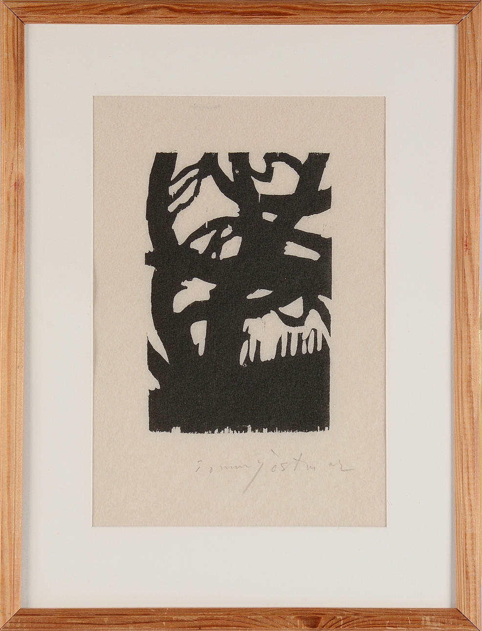 TOMMY ÖSTMAR. Träsnitt.