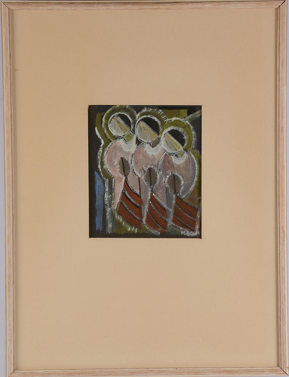 MARTHE BOHM. Pastell.