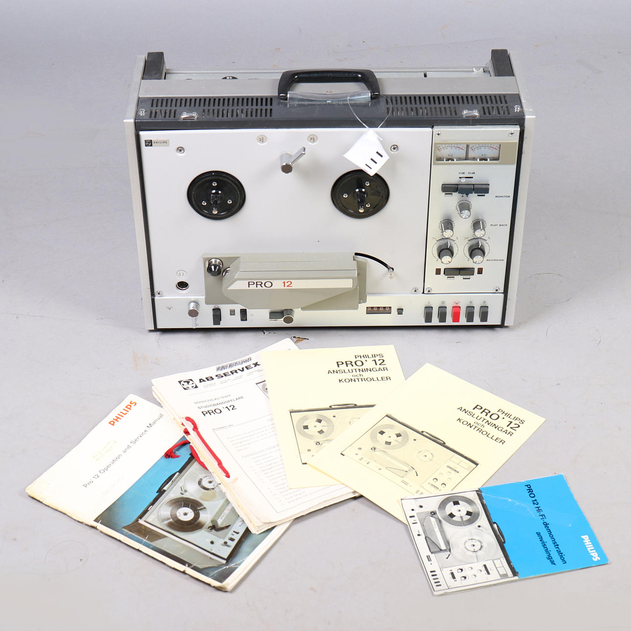 RULLBANDSPELARE. Philips PRO 12.1960-70-tal.