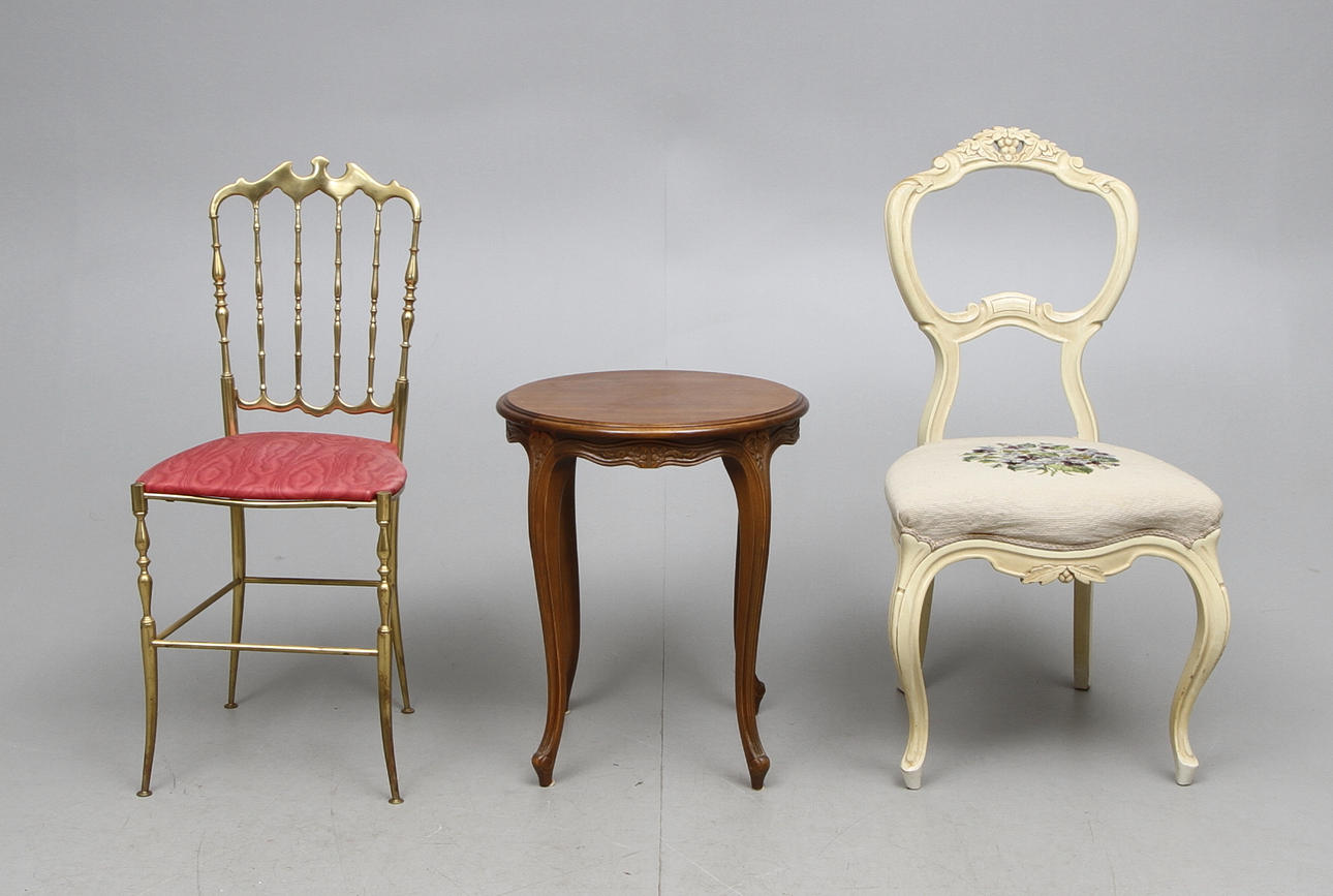 MÖBLER, 3 delar, 1800/1900-tal.