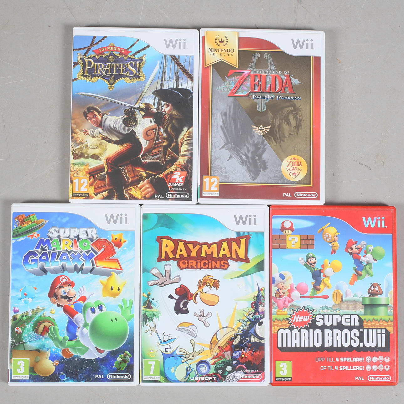 TV GAMES, 14 pcs, for Nintendo Wii.