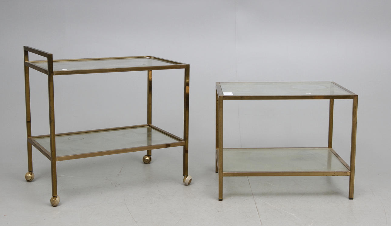 SERVERINGSVAGN OCH BORD, 1900-talets andra hälft.