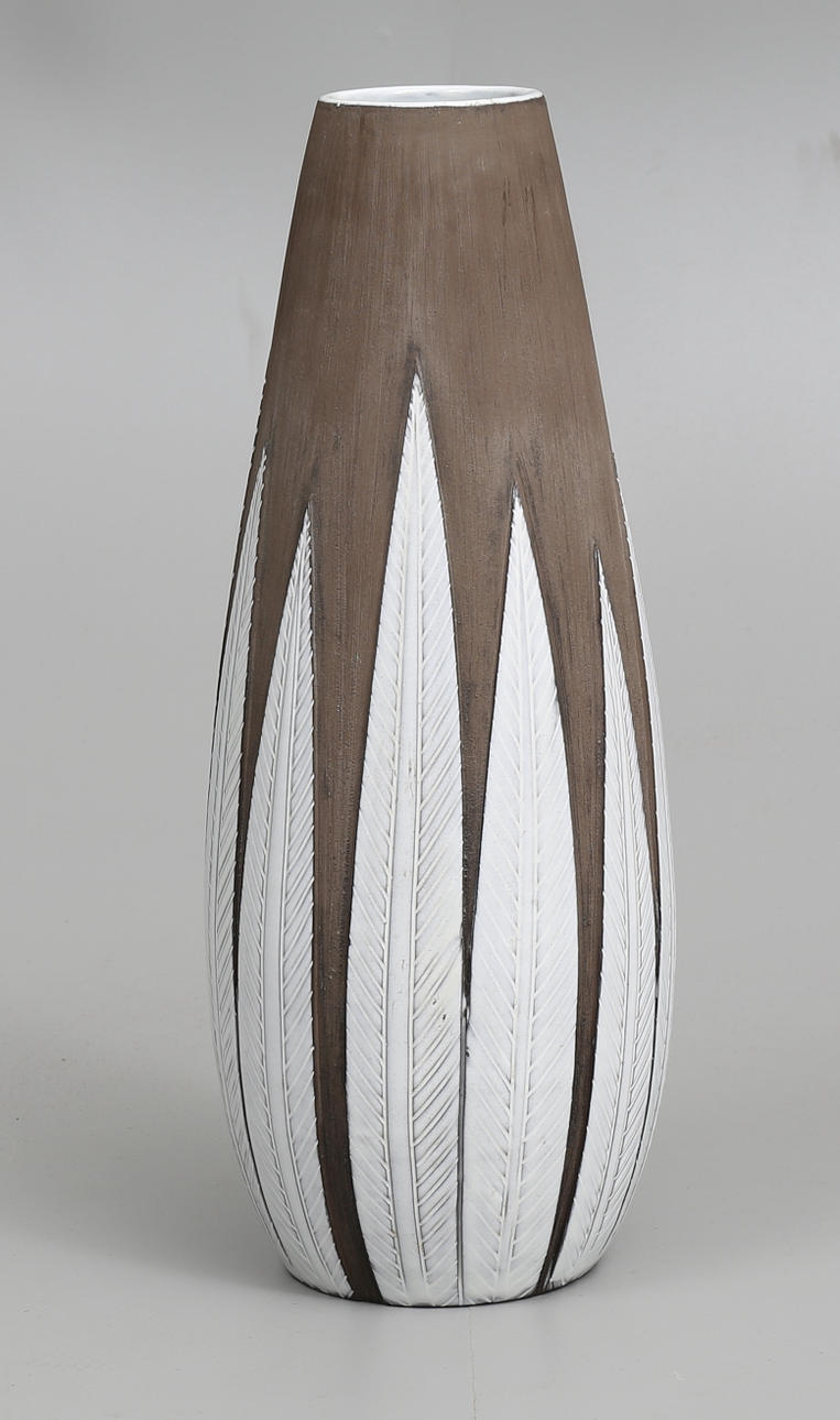 ANNA-LISA THOMSON. Golvvas, keramik, "Paprika", Upsala-Ekeby.