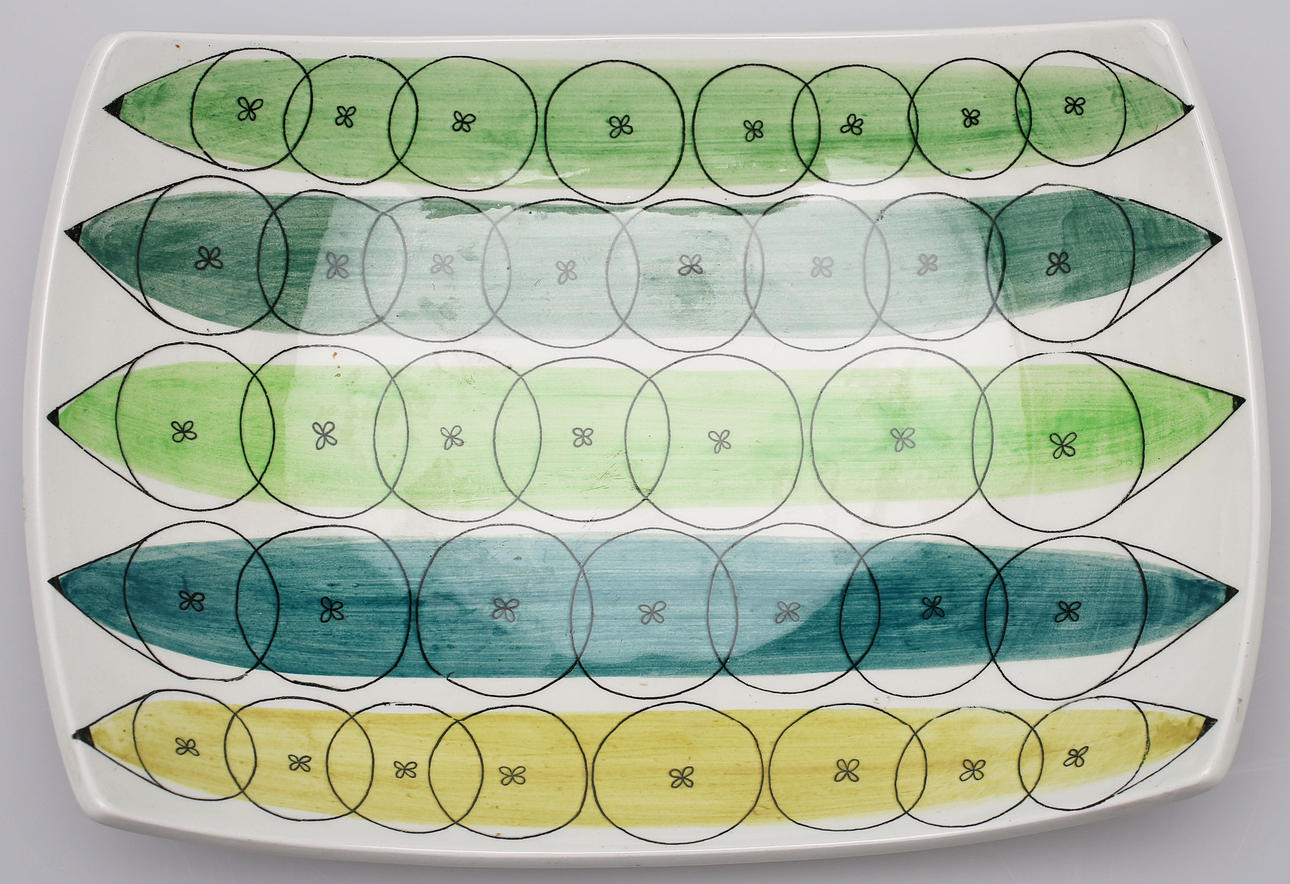 UPPLÄGGSFAT, porslin, "Picnic", Marianne Westman, Rörstrand.