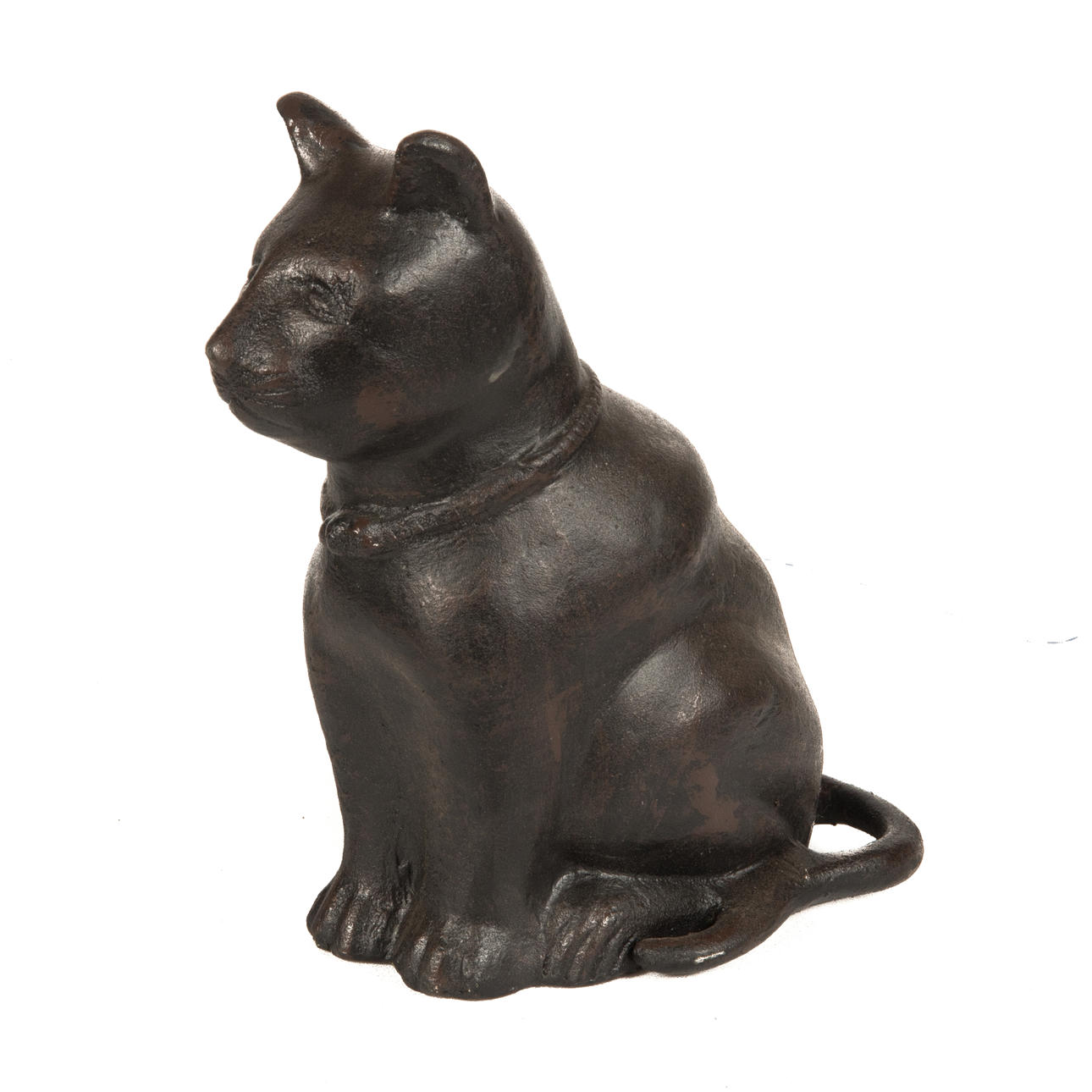 DOORSTOP, cast iron, cat, contemporary.