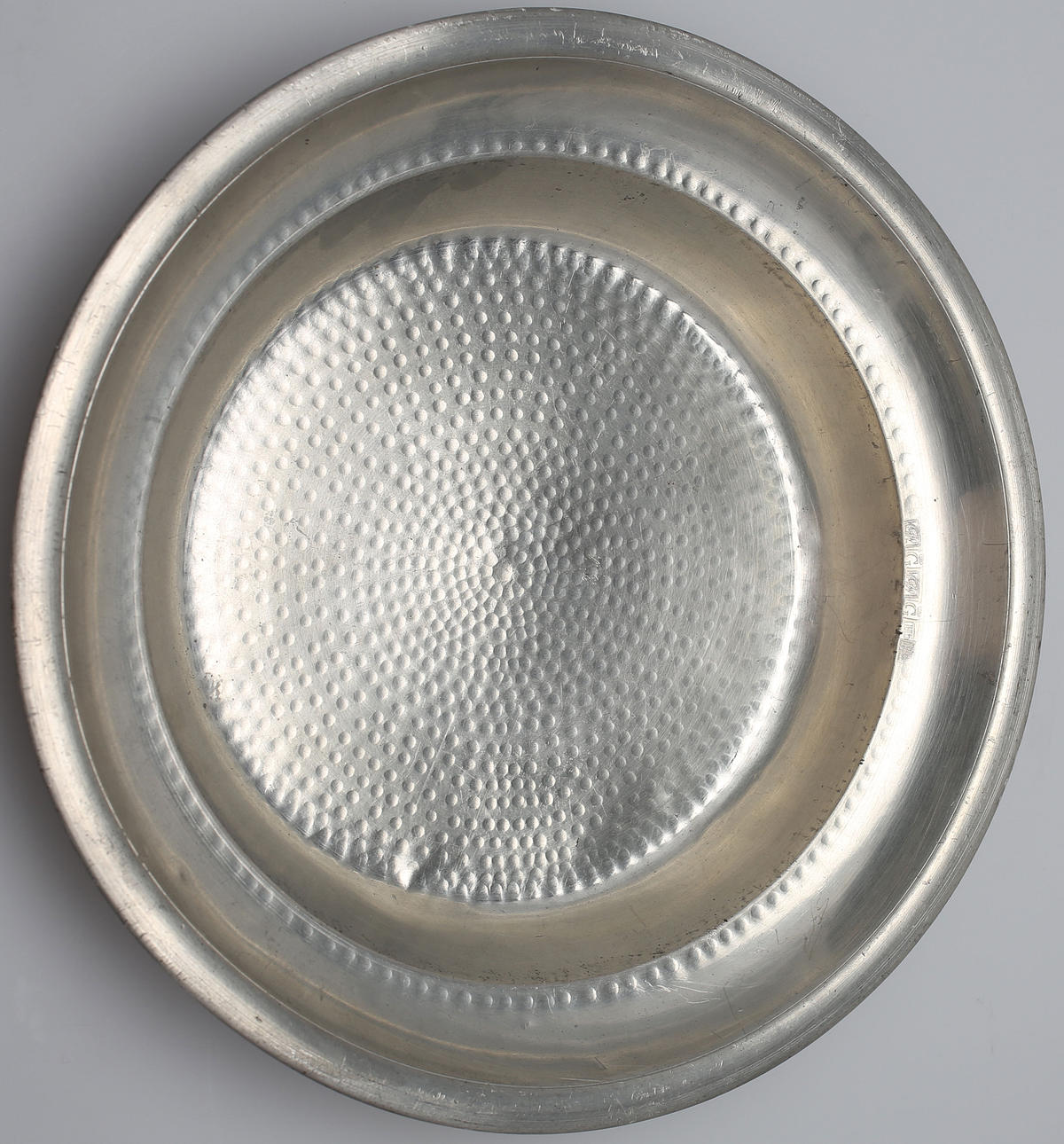 UPPLÄGGSFAT, 2 st, tenn, Göteborg, 1800-tal.