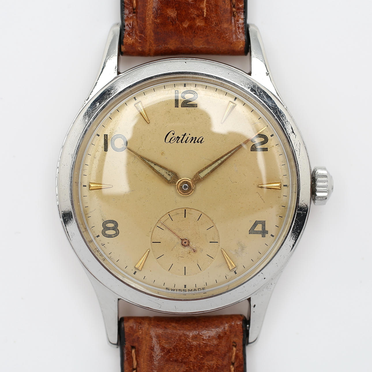 Rannekello, teräs, Certina, 1940-luku.