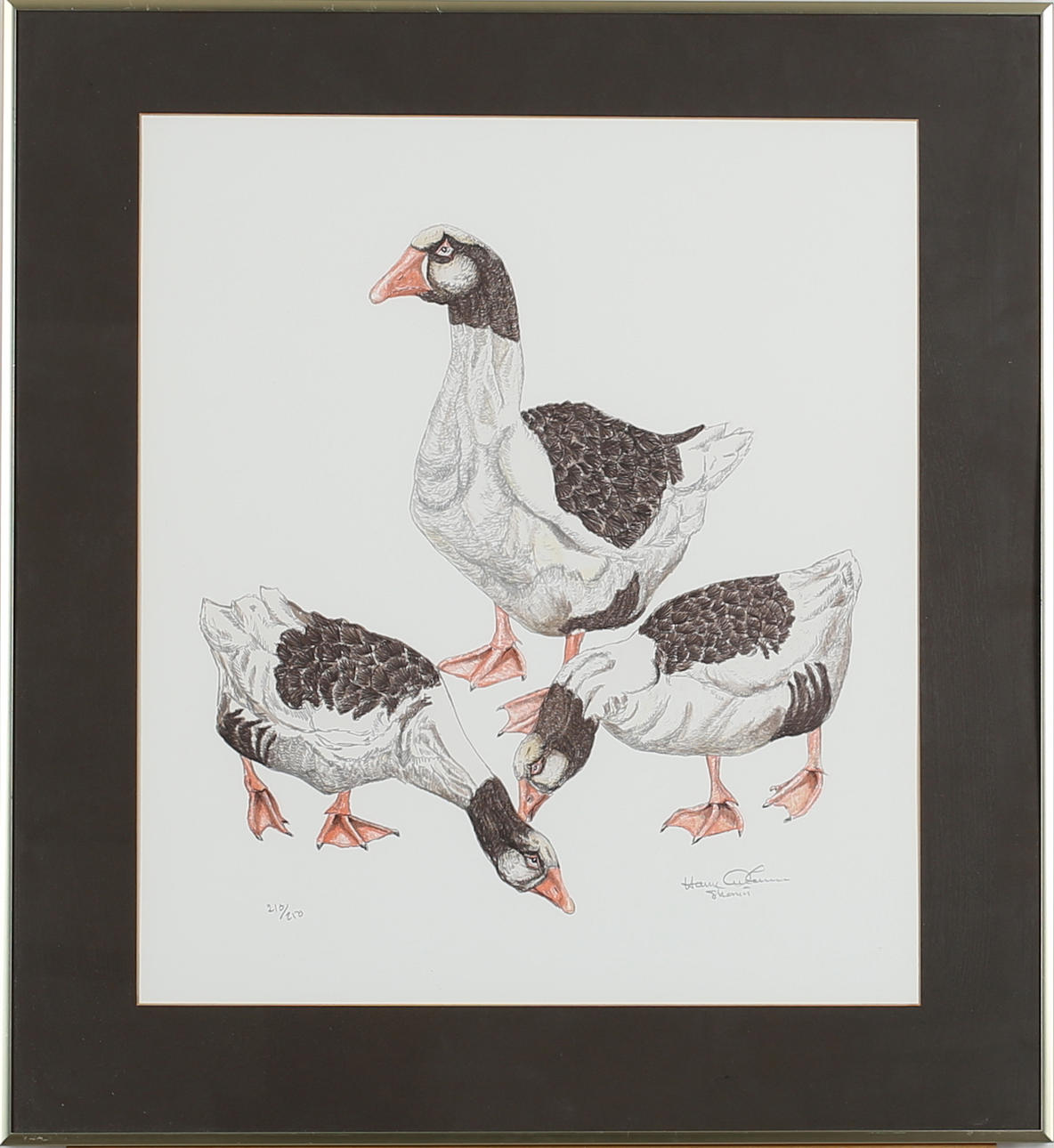 HASSE ANDERSSON. "Det är mig dom snackar om". Färgserigrafi. Signerad. 210/250.