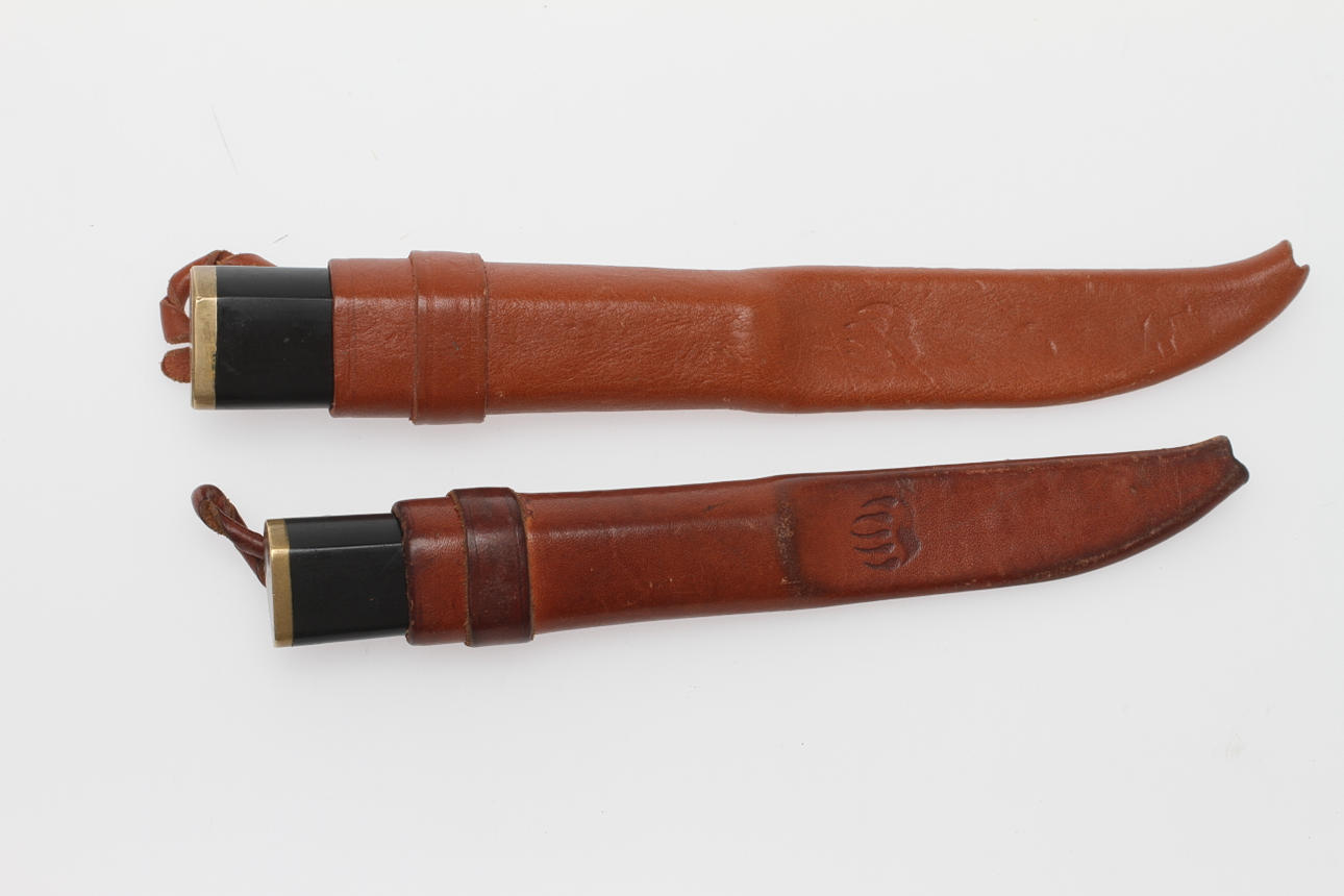 PUUKKO-KNIVAR, 2 st, Tapio Wirkkala, Hackman, Finland.