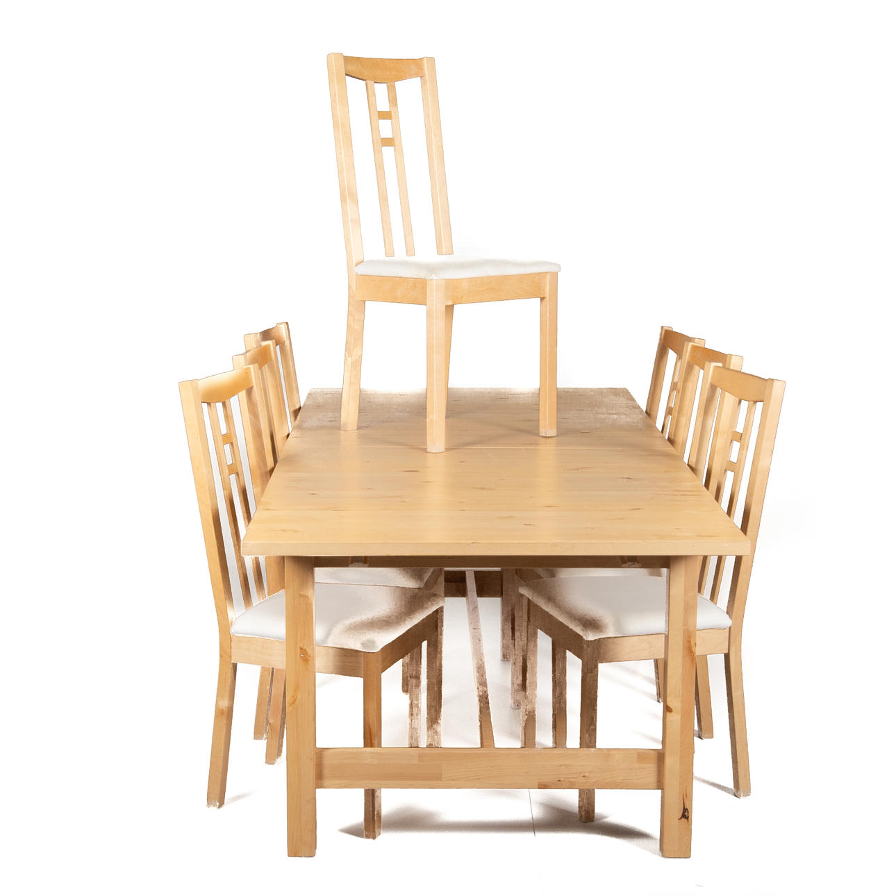 DINING GROUP, birch, "Aron", IKEA, 1900s/2000s.