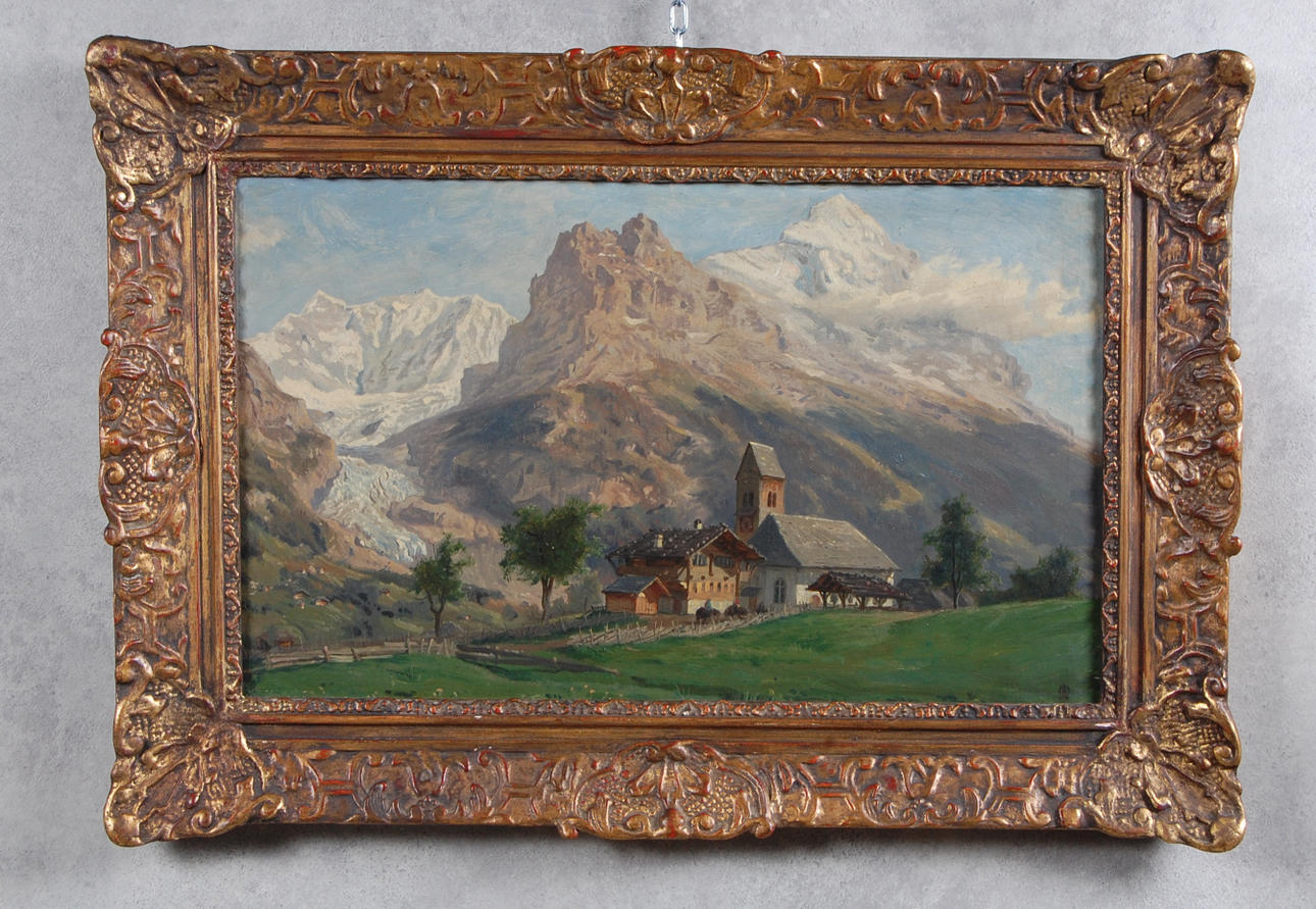 OLOF ABORELIUS. 1842-1915, olja på duk, signerad.