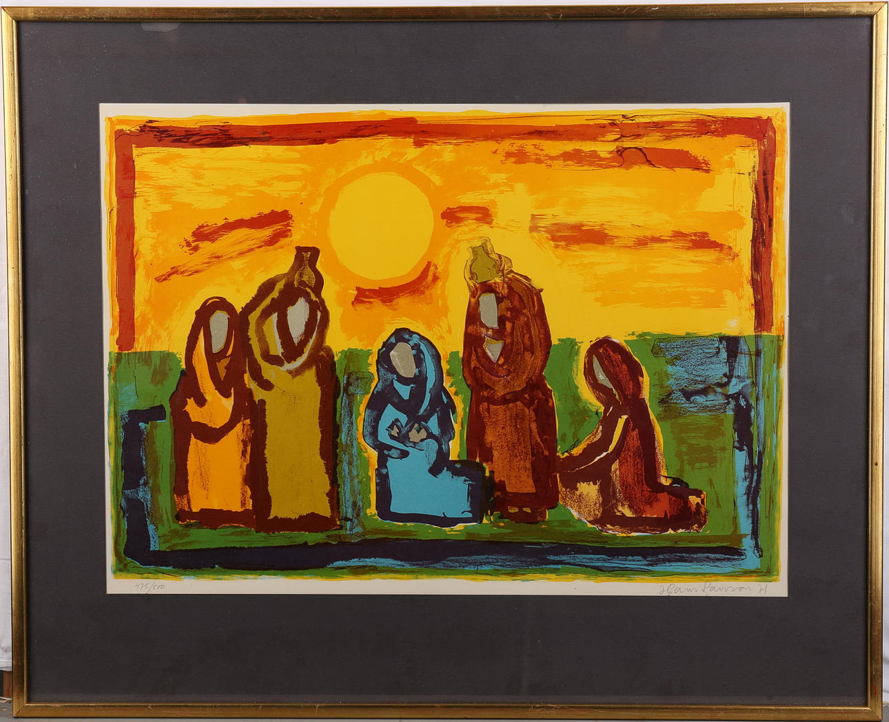 PARTI KONST, (4), HANS LARSSON, SIGURD MÖLLER, SVEN PERSSON, HANS SANDÉN.