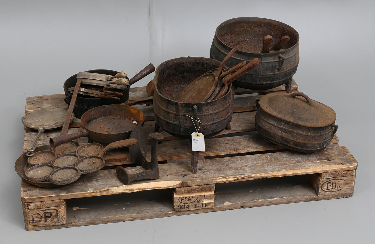 STORT PARTI JÄRNGYTOR, mm, 20 delar.