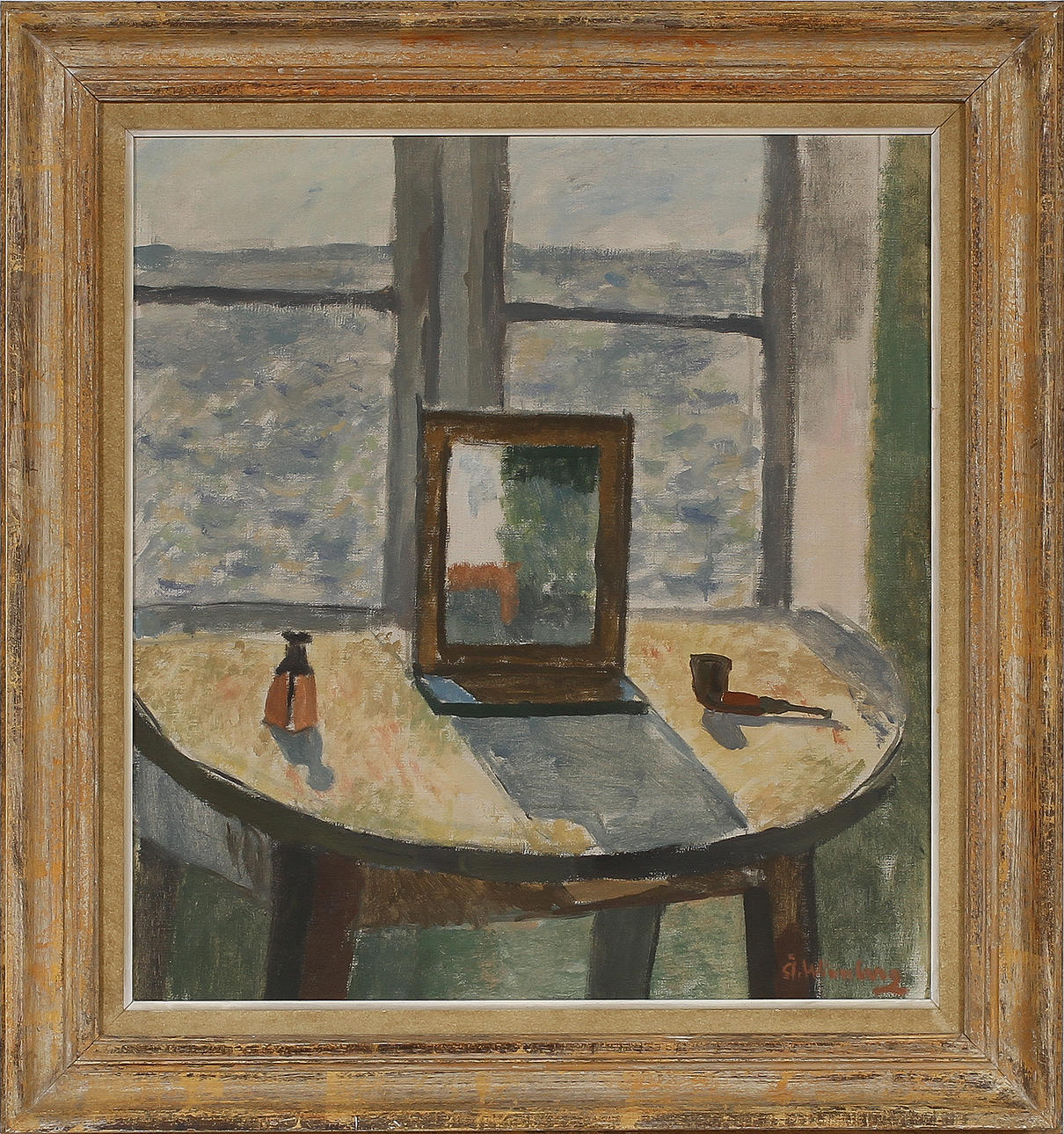 ÅKE WINNBERG. Olja på duk, signerad.