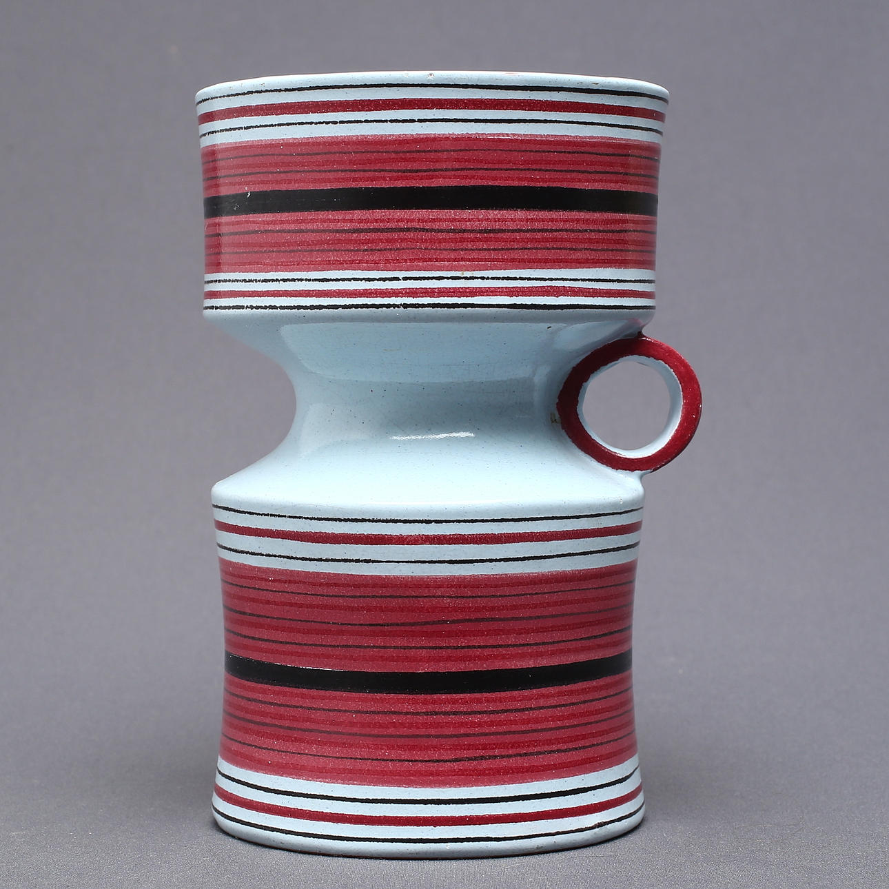 Vase, faience, Design Stig Lindberg, Gustavsberg Studio.