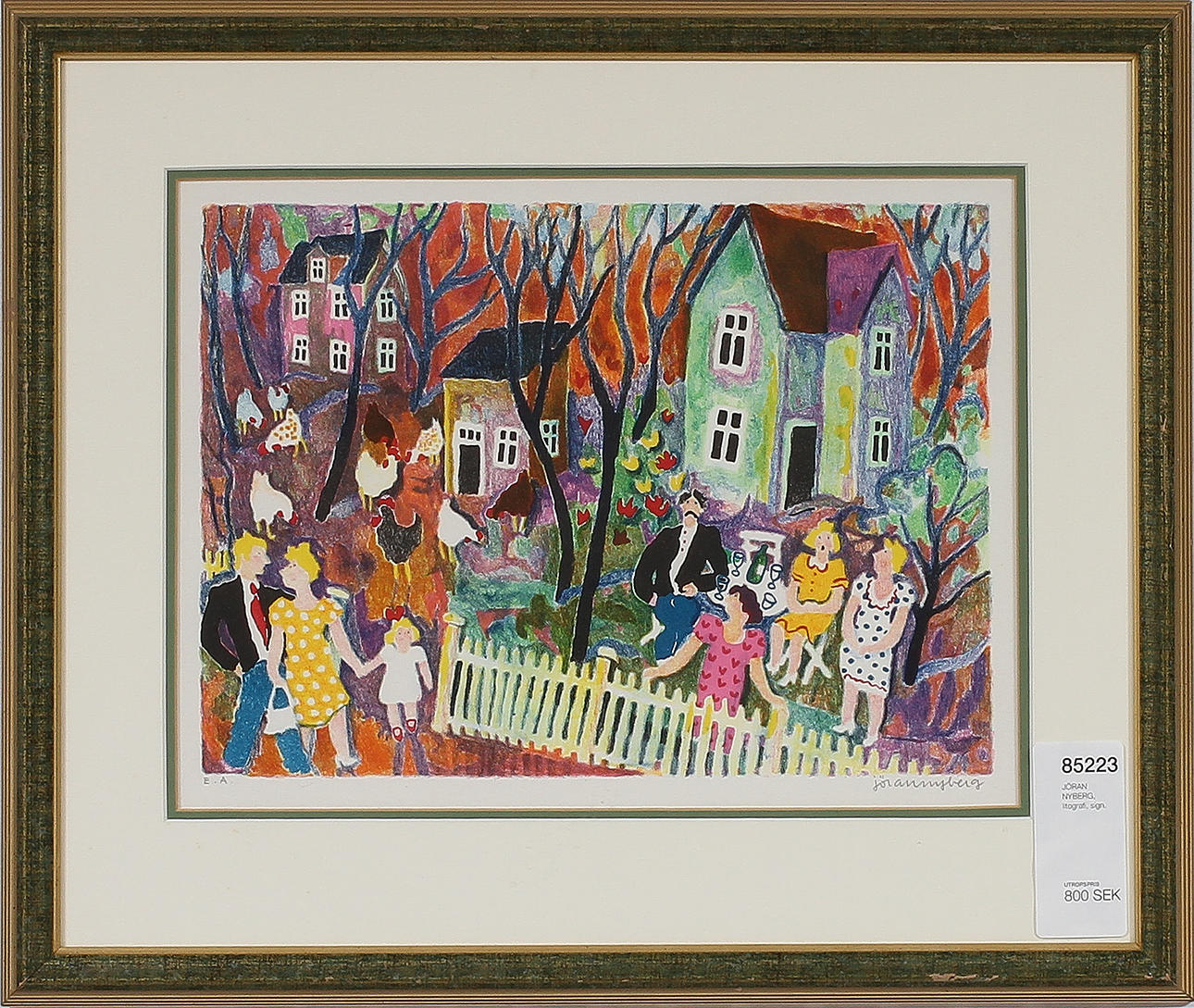 JÖRAN NYBERG, litografi, sign.