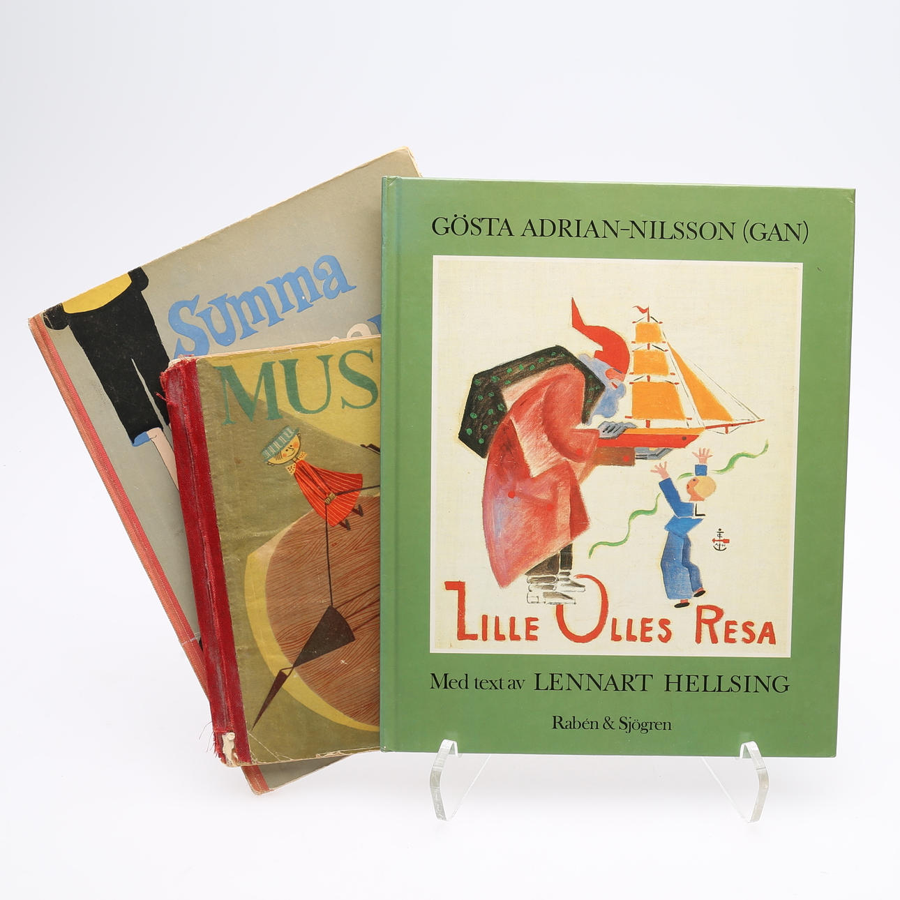 THREE CHILDREN'S BOOKS WITH TEXTS BY LENNART HELSING.