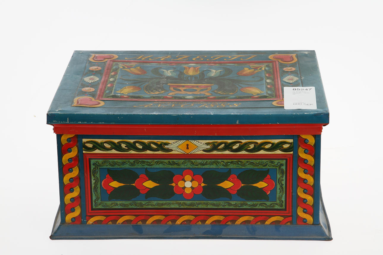 PLÅTBURK, Mazetti, 1900-tal.