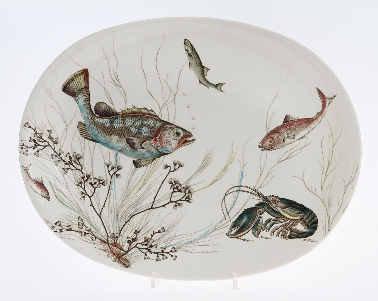 FISKSERVIS, 9 delar, porslin, Johnson Bros England.