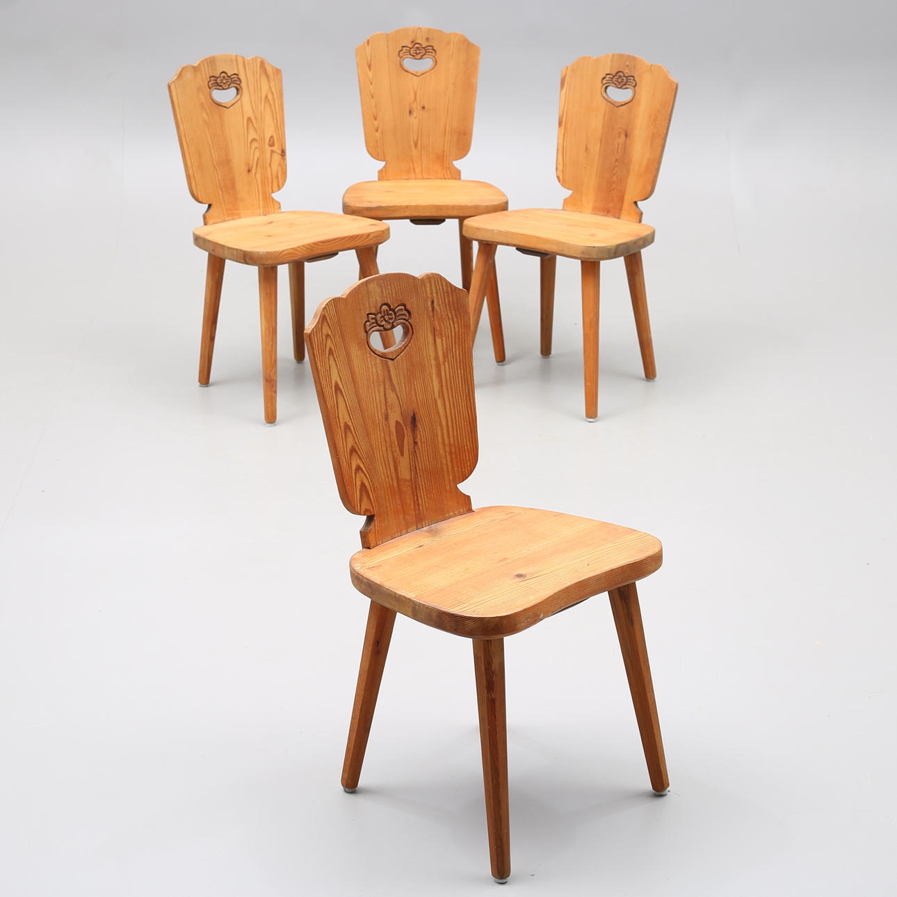 STOLAR, 4 st, furu, Carl Malmsten.