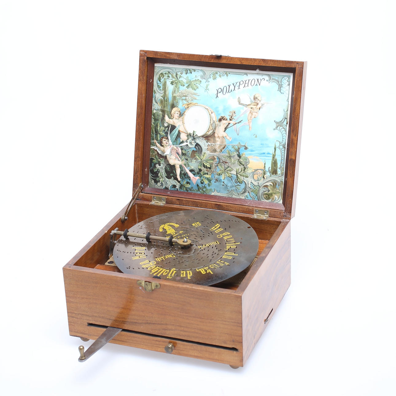 POLYPHON, Music box by Polyphon-Musikwerke in Leipzig, Germany.