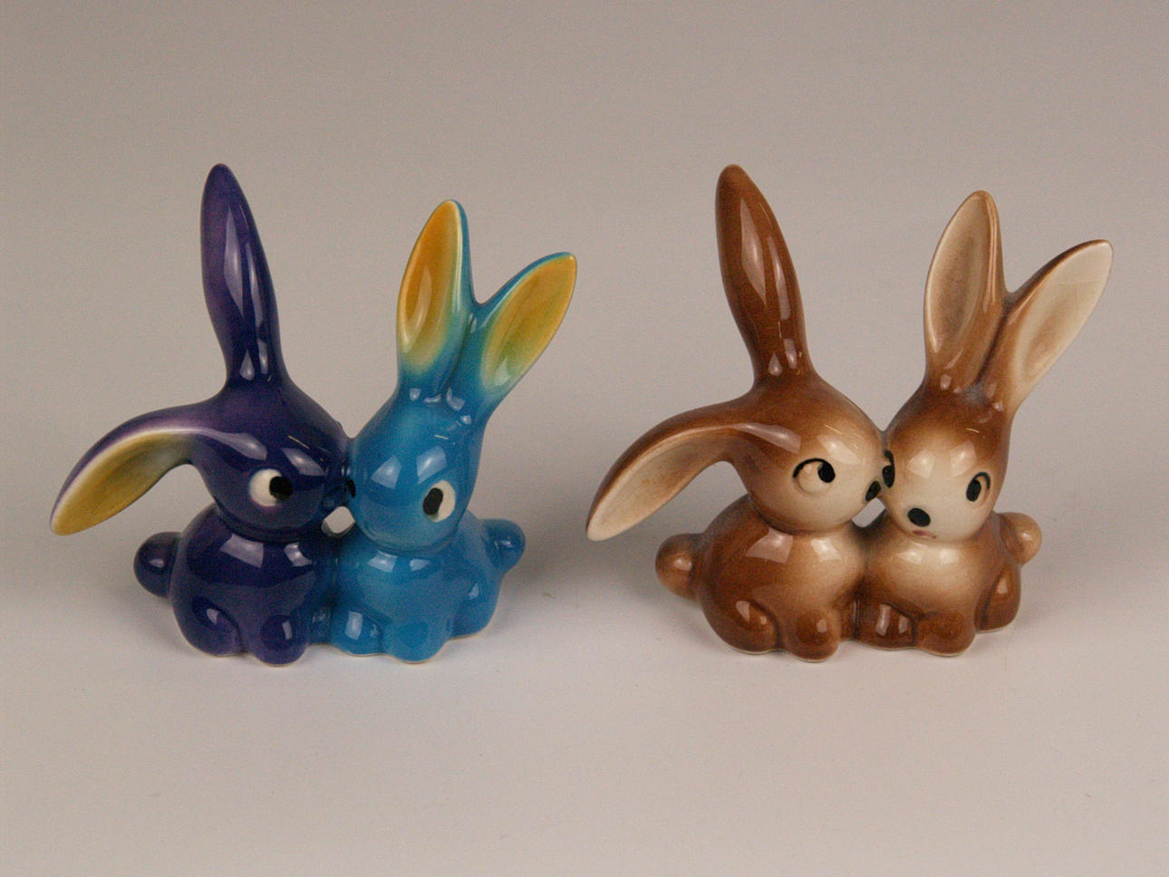 TWO PAIRS OF RABBIT - Goebel.