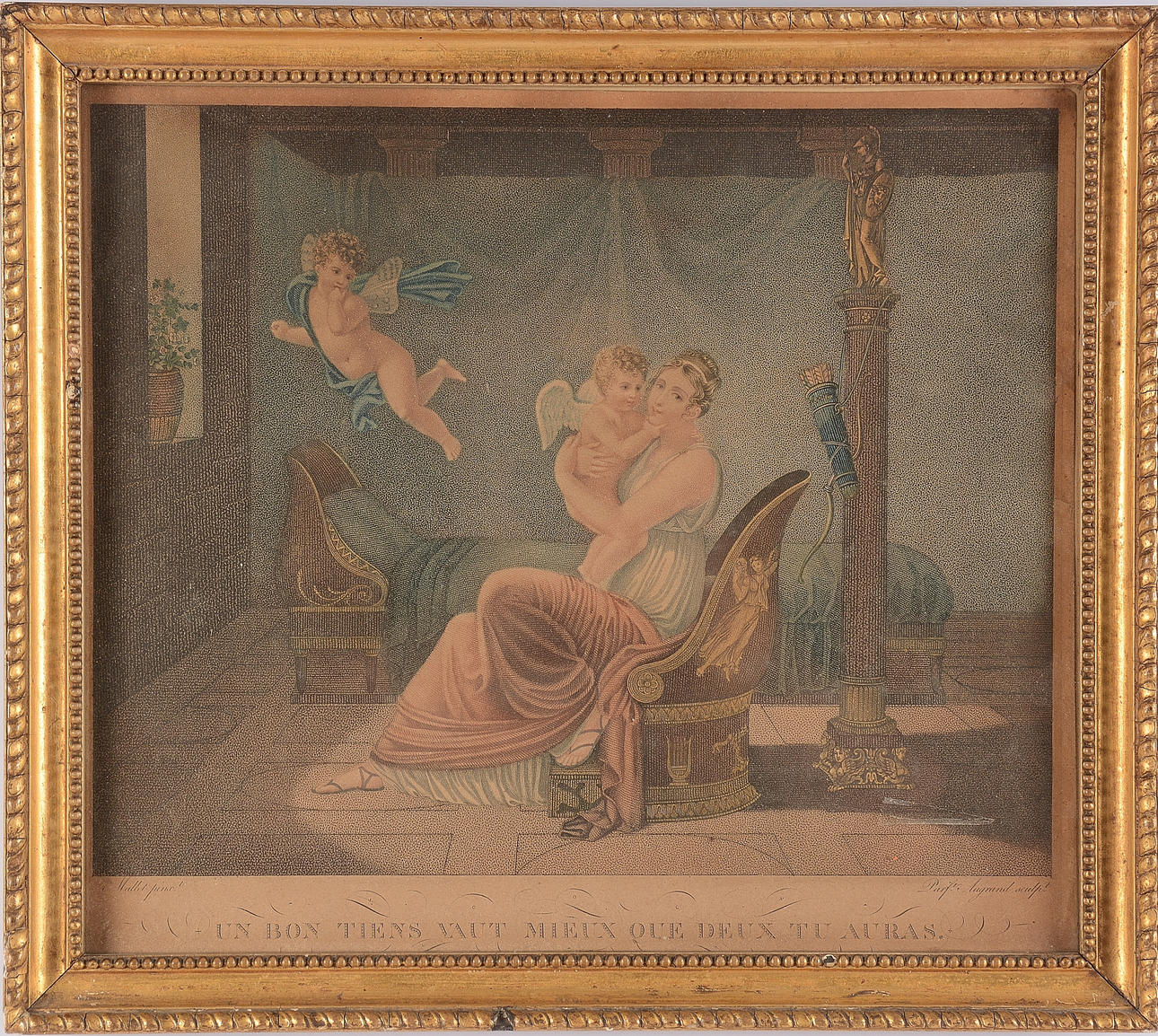 PARFAIR AUGRAND. Kopparstick.