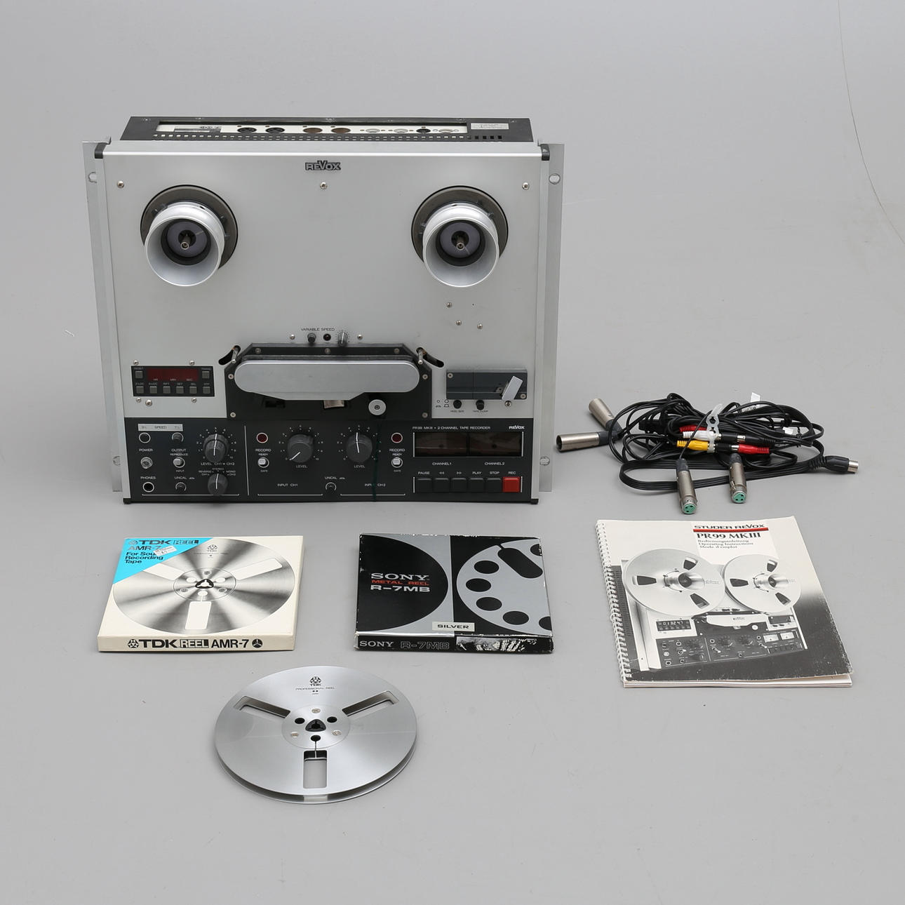 ROLLER TAPE PLAYER, Studer Revox, PR99 MKIII, 1980s.