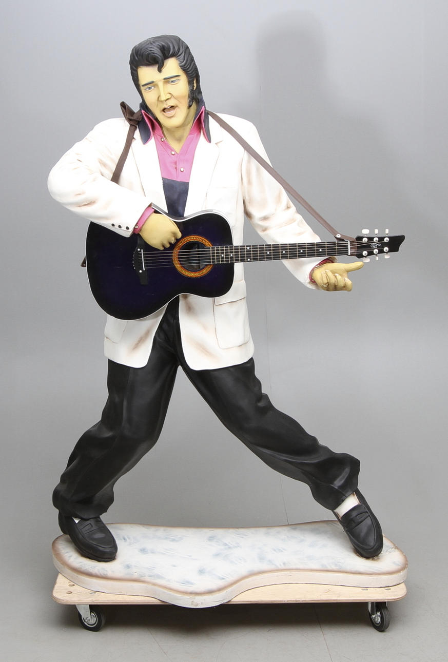 ELVIS PRESLEY, figur i full skala, sent 1900-tal.