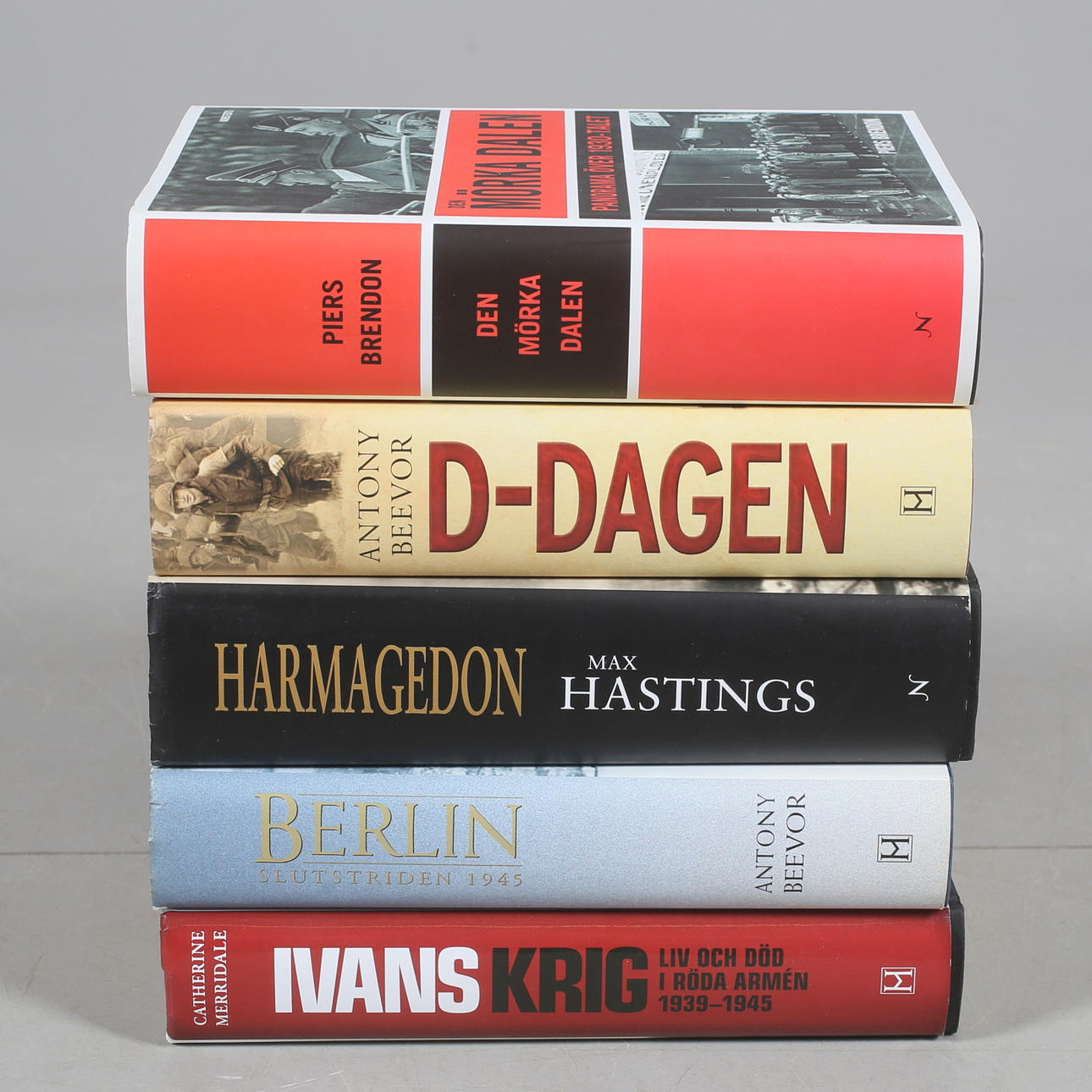 BOOKS, 5 pcs, about the Second World War.