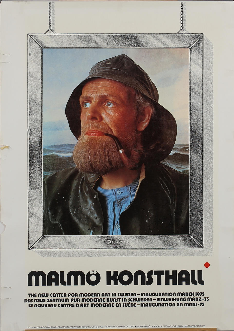 STURE JOHANNESSON. “Fishel Angelo” 1974. Serigrafi. Osignerad.