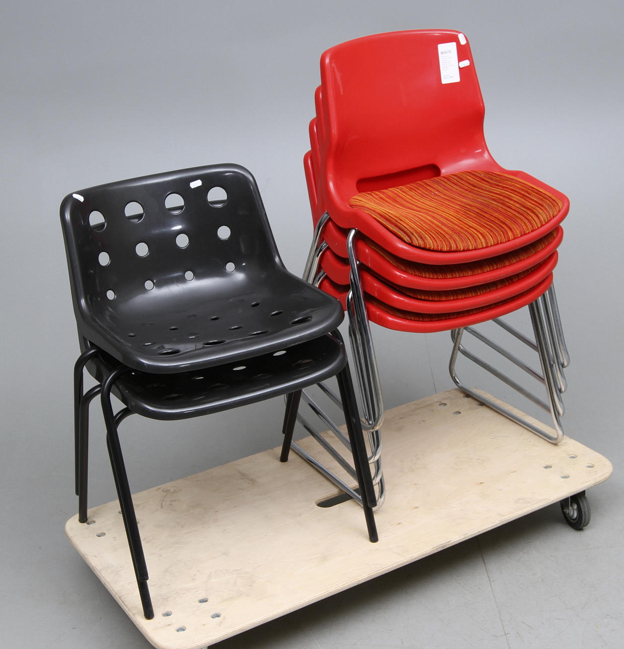 STOLAR, 2 st, Robin Day, Hille Furniture, England, samt STOLAR, 4 st, "Clipper", Svante Schöblom, Overman.