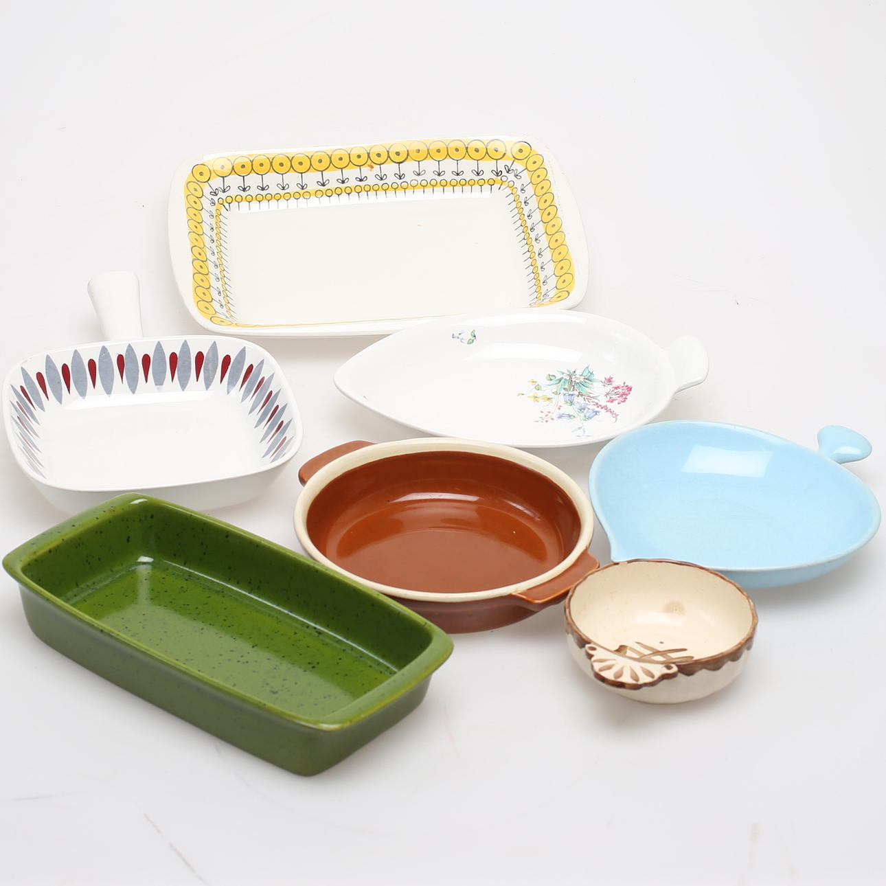 KÖKSPORSLIN, Svenskt, 7 delar.