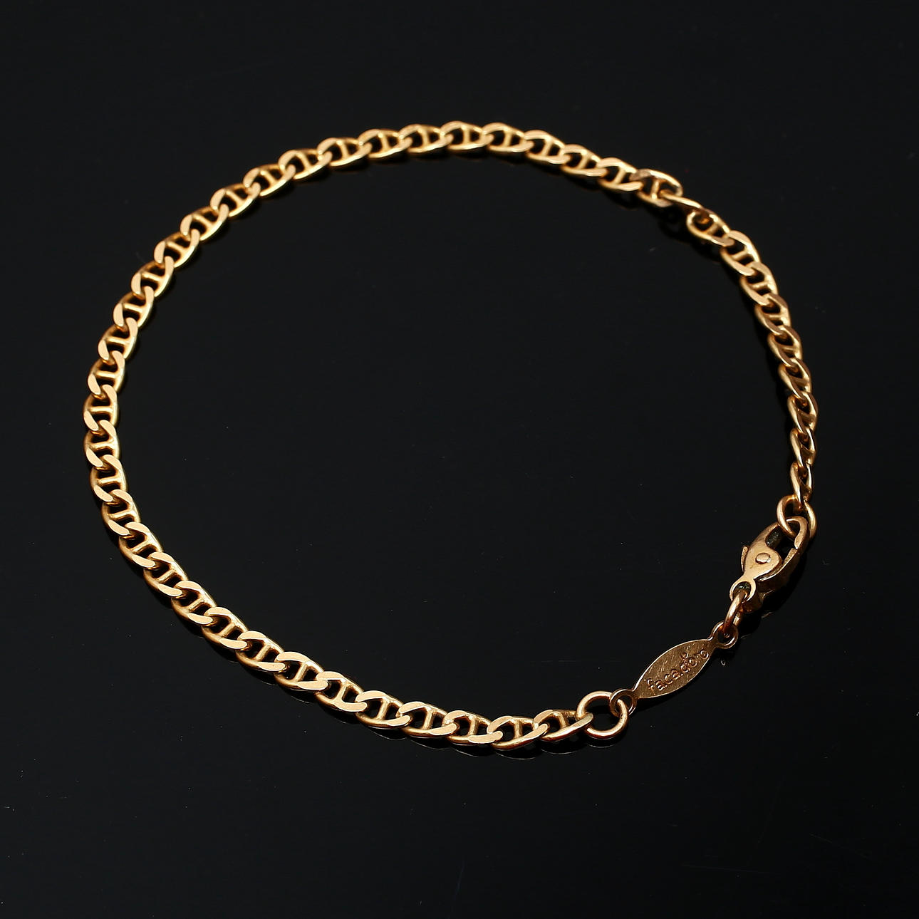 ARMBAND, 14K Gold, Fa.ca.d'oro.
