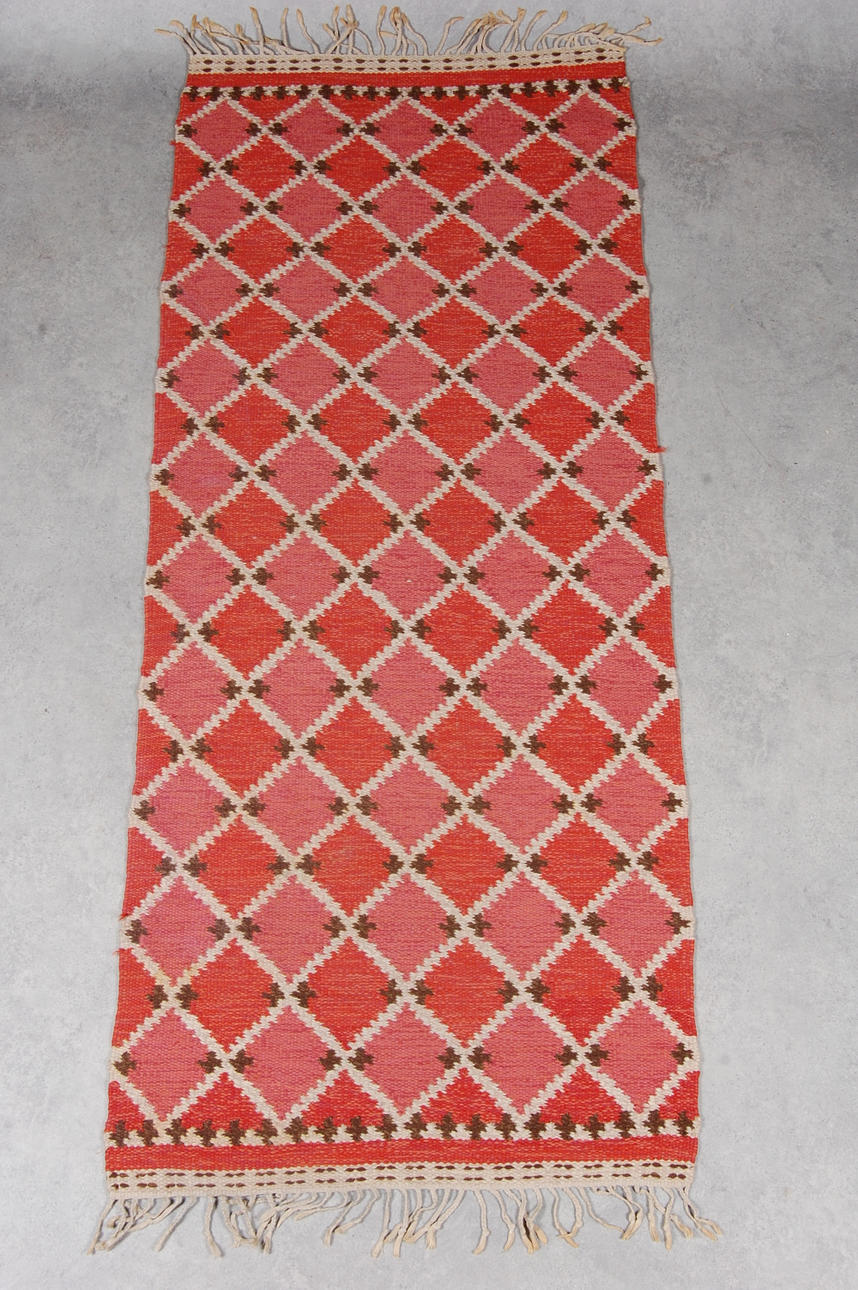 MATTA, Röllakan, 195 x 79 cm, enligt uppgift Båstad 1940-50-tal.