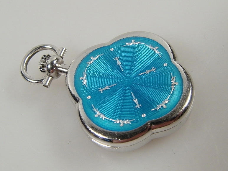 MAURICE GUERDAT ANHÄNGER-UHR 800er SILBER.