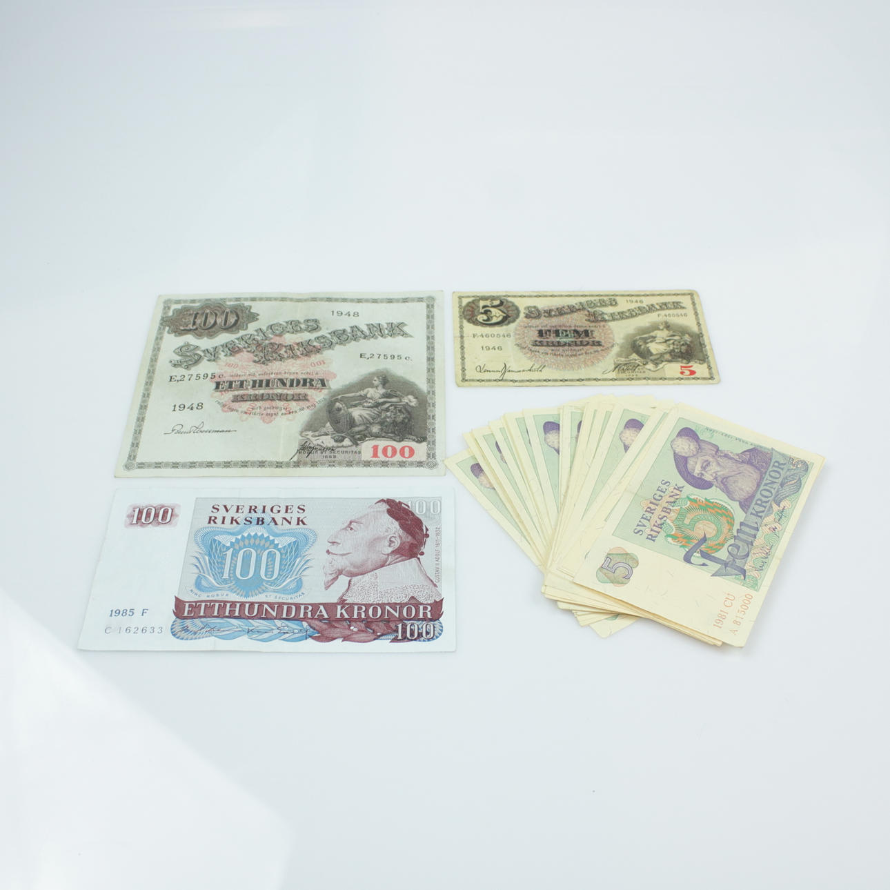 SEDLAR, 1946-1985, Sverige.