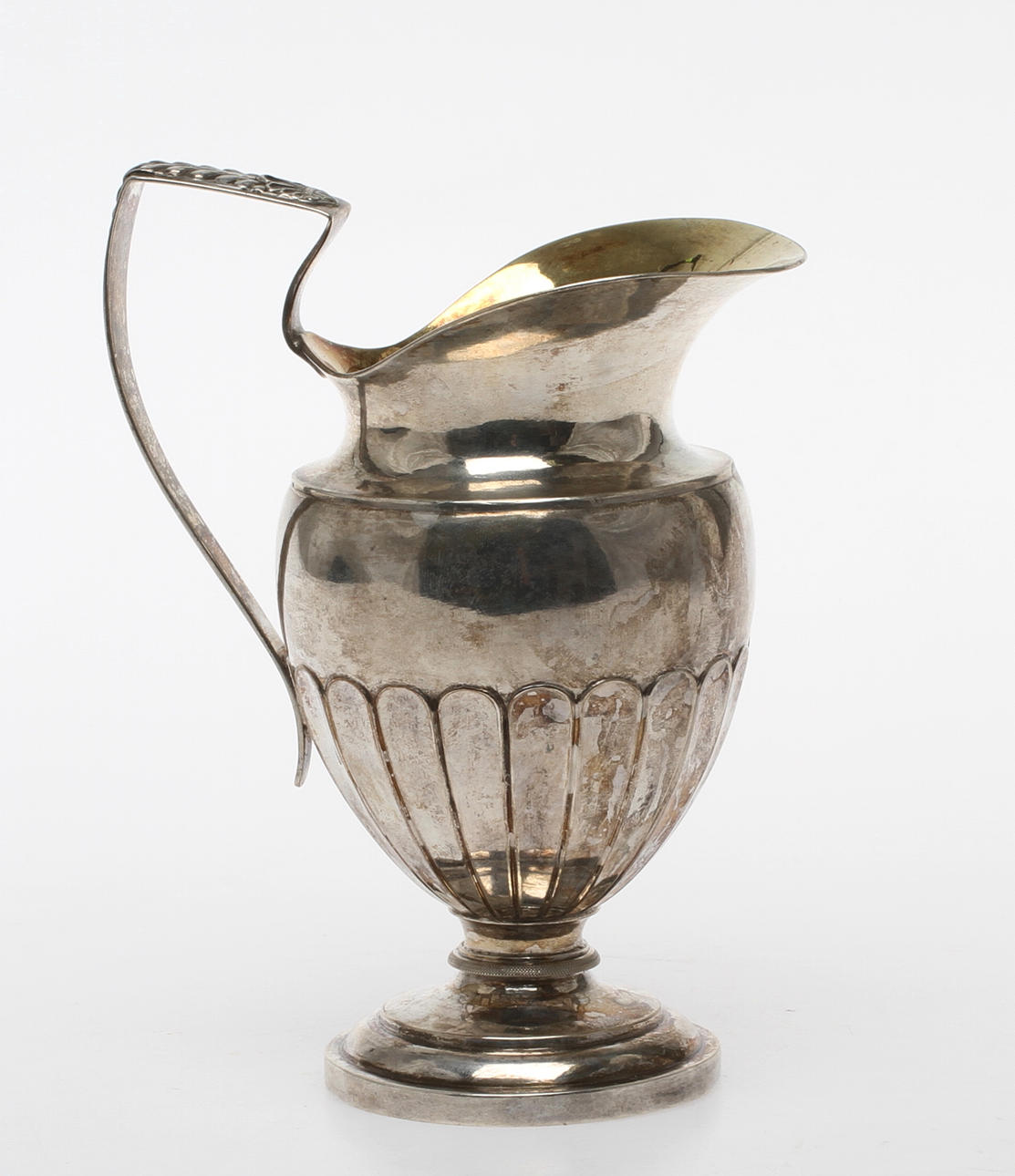 GRÄDDKANNA, silver, Gustaf Möllenborg, Stockholm, 1833.