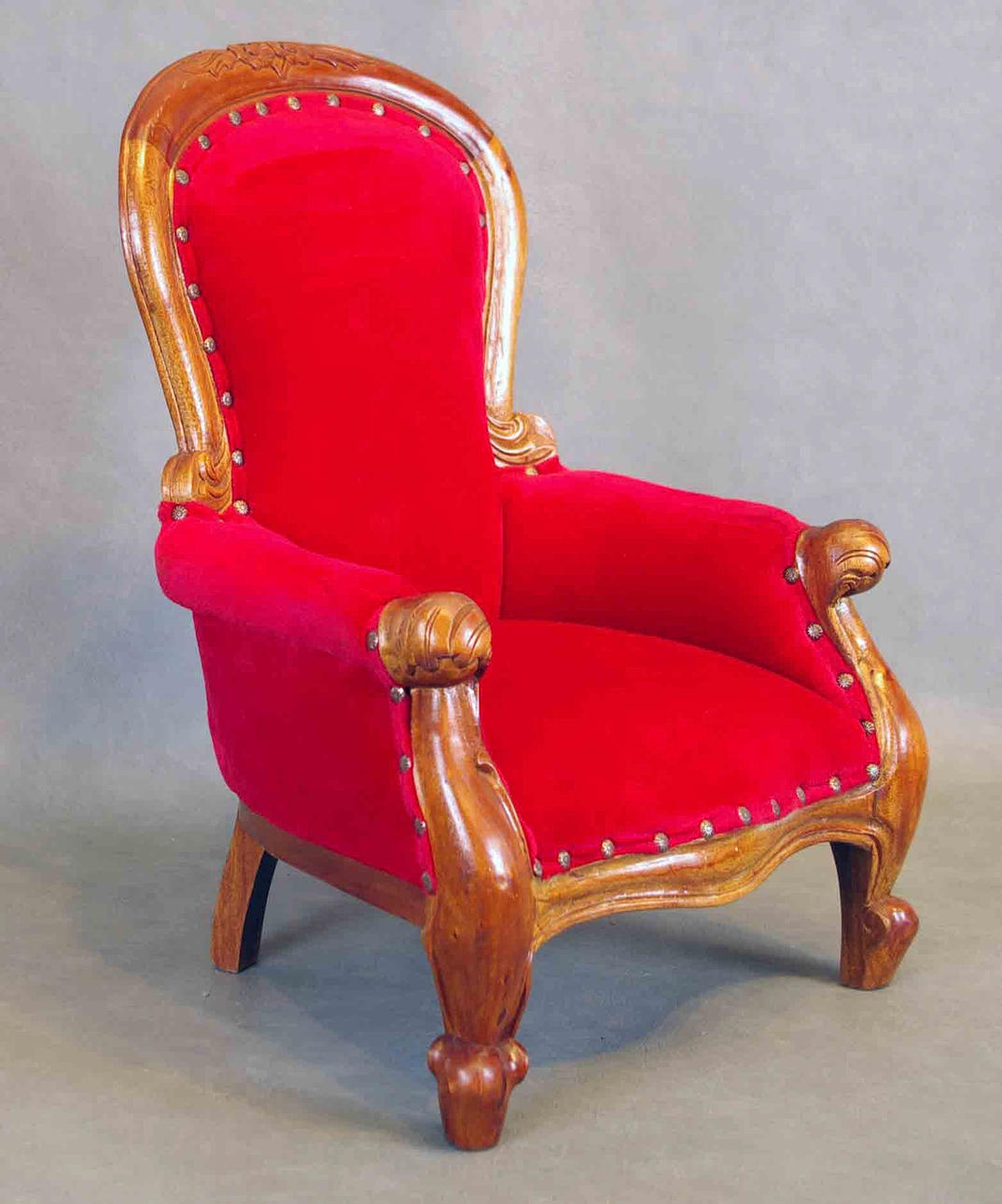 FÅTÖLJ, barnmodell, rokokostil, höjd 55 cm.