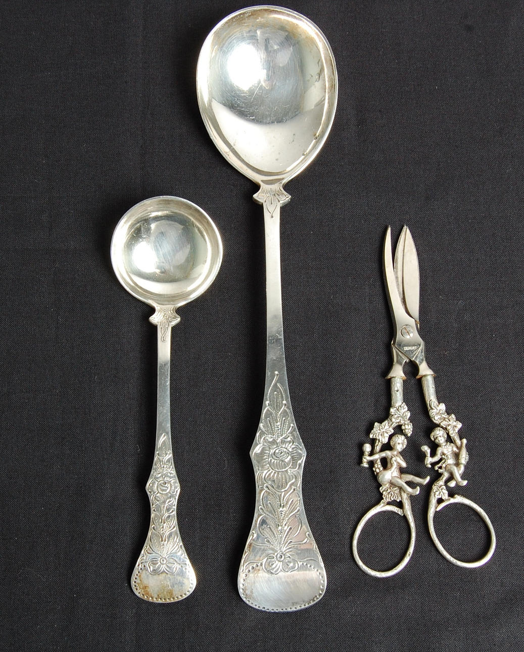 KOMPOTT, SÅSSKED, DRUVSAX, silver.