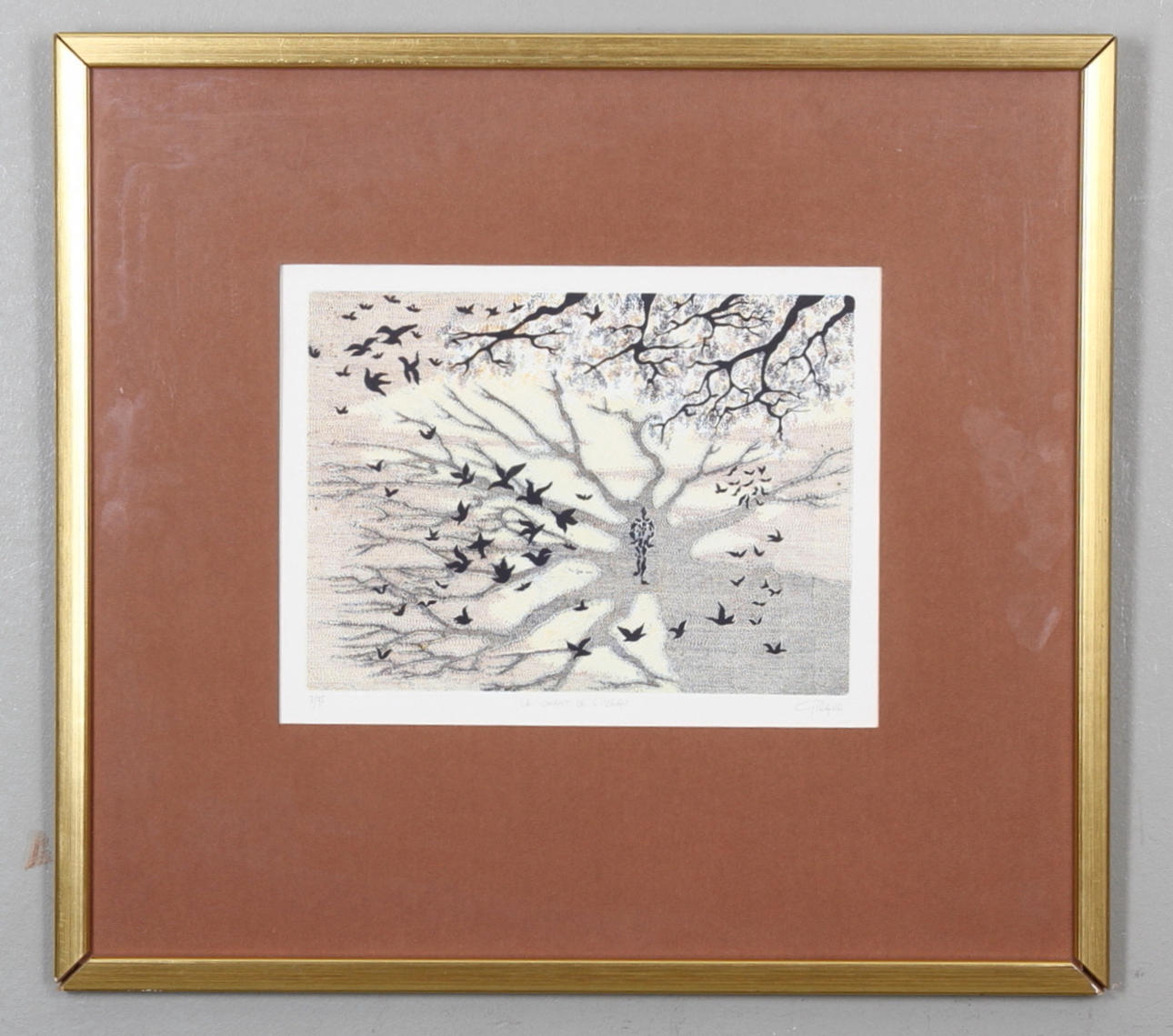 SUSANNE GULLBY OCH OKÄNDA KONSTNÄRER, etsningar, 4 st, signerade.