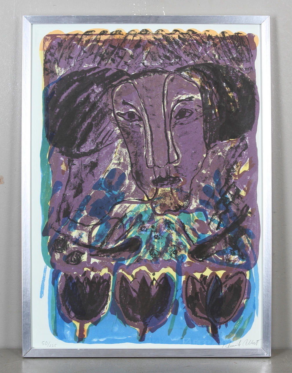 HENRIK ALLERT. litografi, signerad och numrerad 50/225.