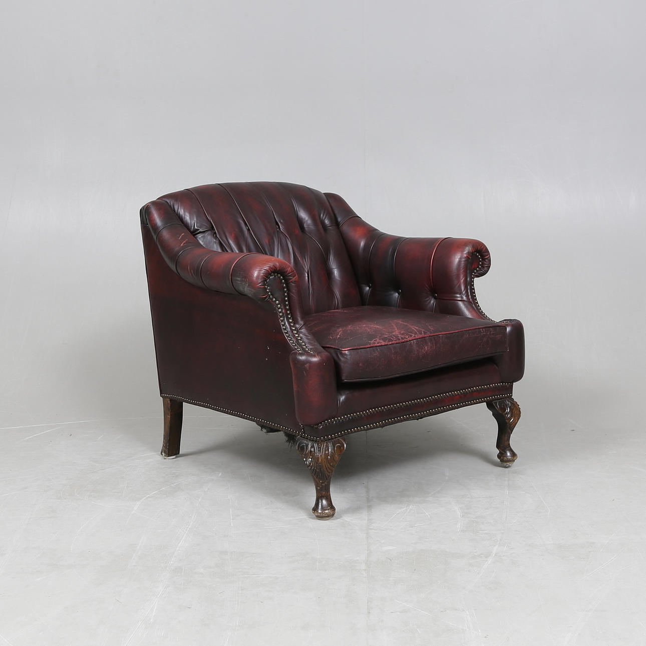 FÅTÖLJ, engelsk-stil, 1900-tal.