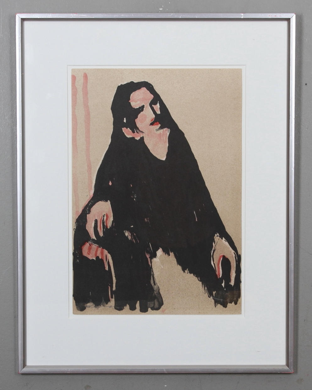 GÖSTA WERNER. litografi, signerad.