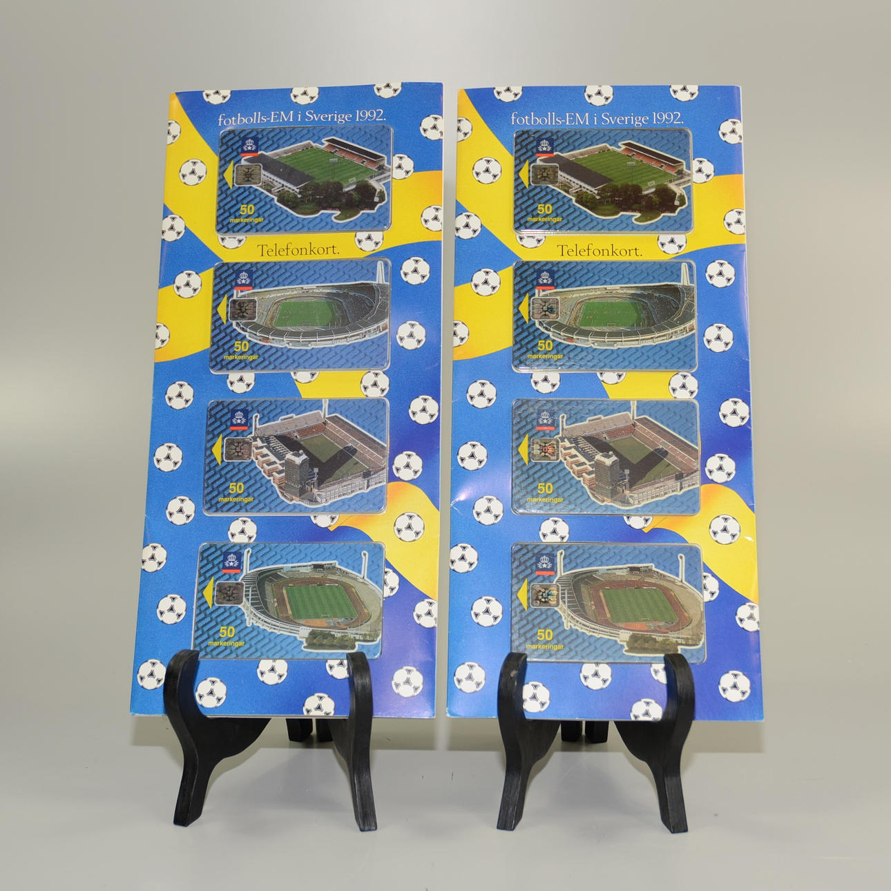 TELEFONKORT, EM FOTBOLL 1992.