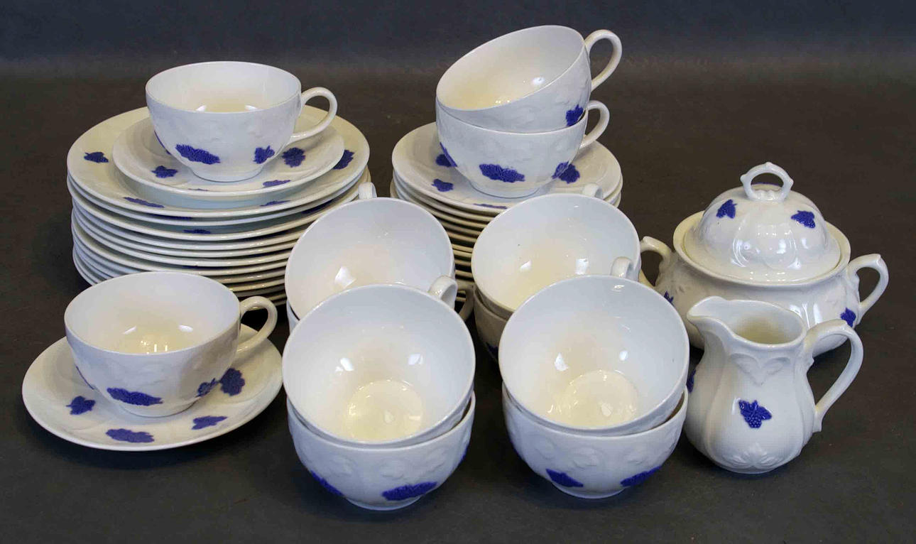 KAFFESERVIS, "Blå Blom", Gustavsberg.