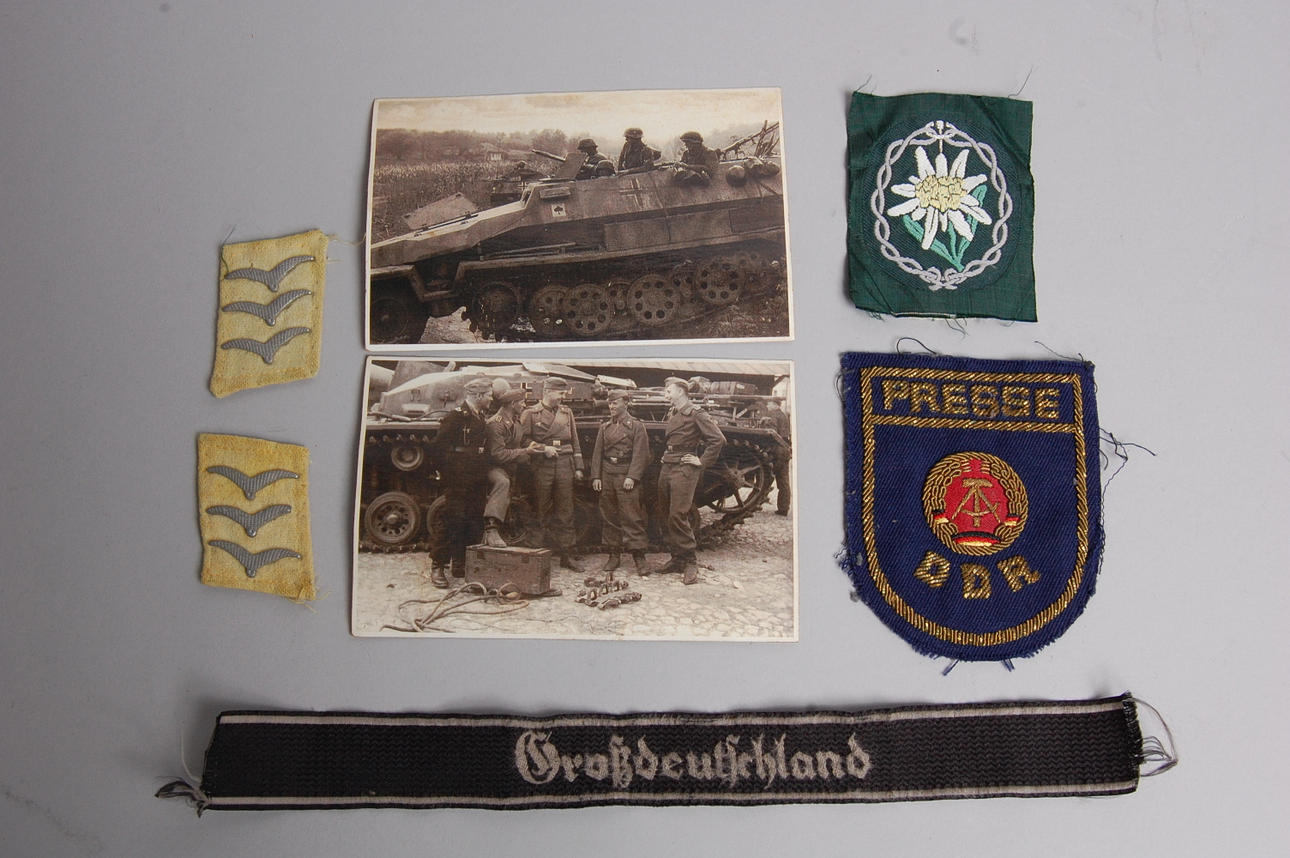 ARMBINDEL, EMBLEM, VYKORT, 7 delar, Tyskland.