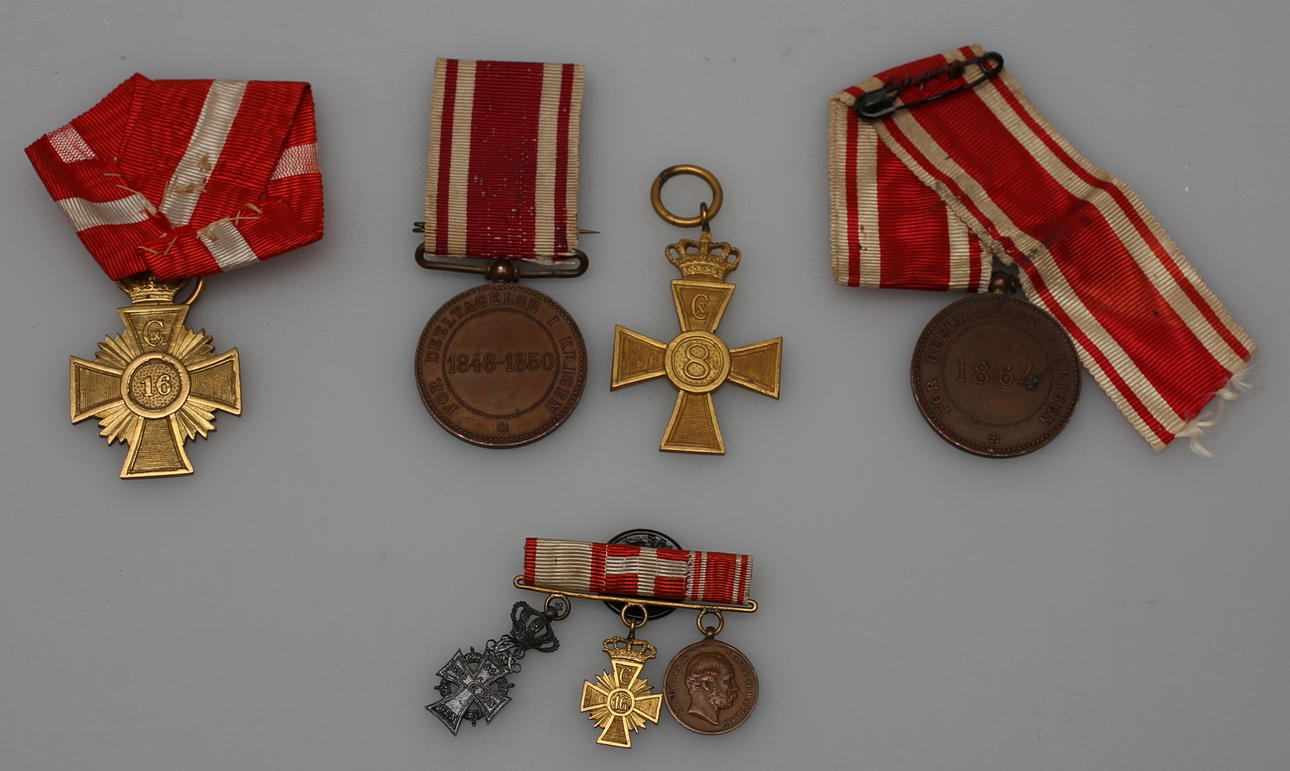 PARTI MEDALJER (5). Danmark, 1800-tal.