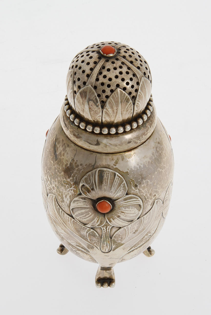 SOCKERRUSKA, silver, Claes E Andrén, Göteborg 1920, ca 260 GRAM.